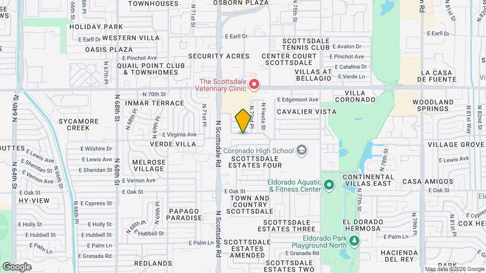 7243 E Virginia Ave Map and Location Details