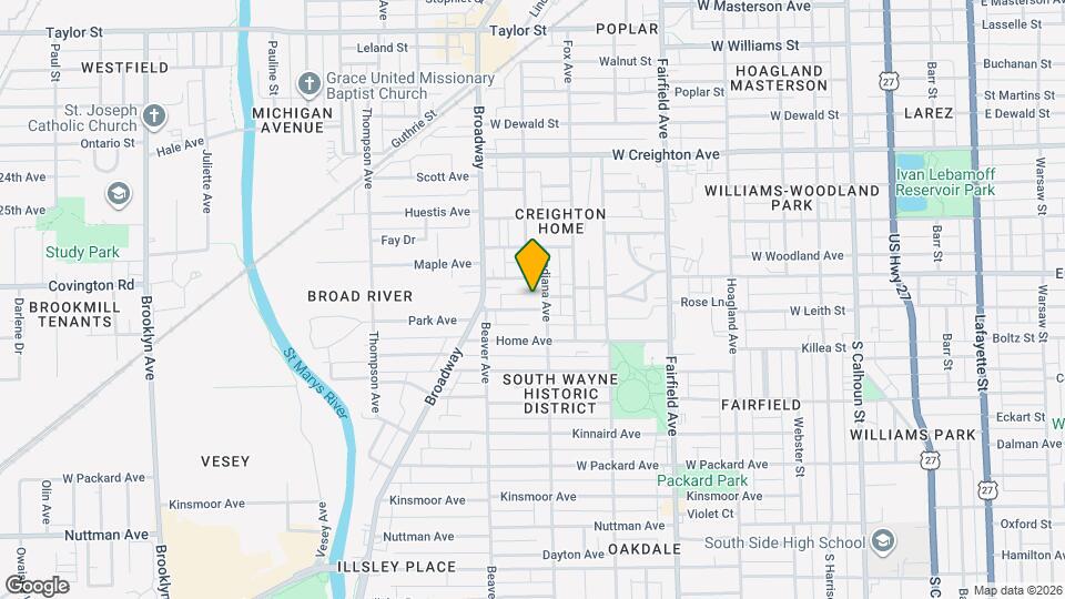912 Savilla Ave Mapa y Detalles de la Ubicación