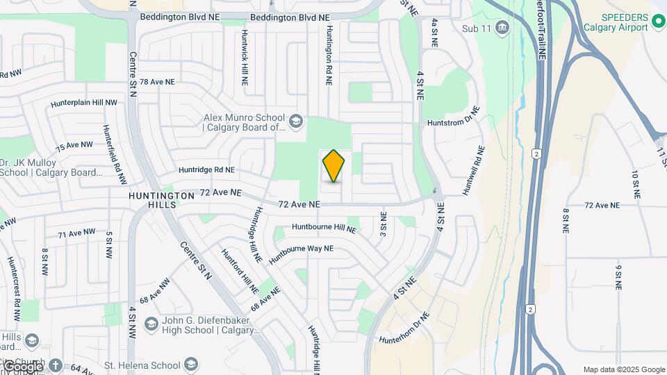 67 Huntley Close NE Map and Location Details