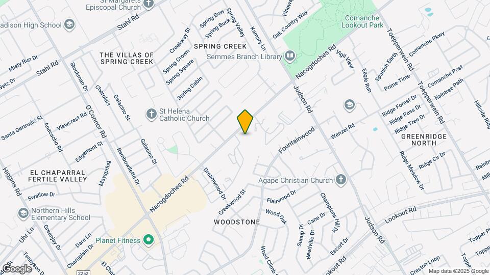 14722 Nacogdoches Rd, Unit 1208 Mapa y Detalles de la Ubicación