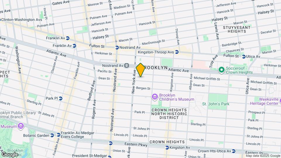 1291 Dean St Mapa y Detalles de la Ubicación