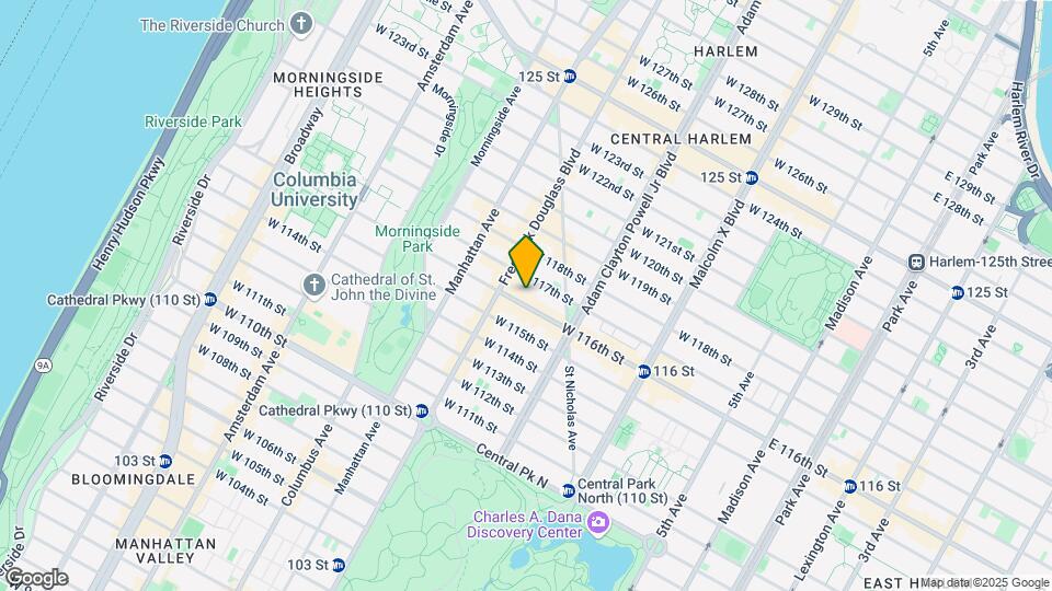 243 W 116th St Map and Location Details