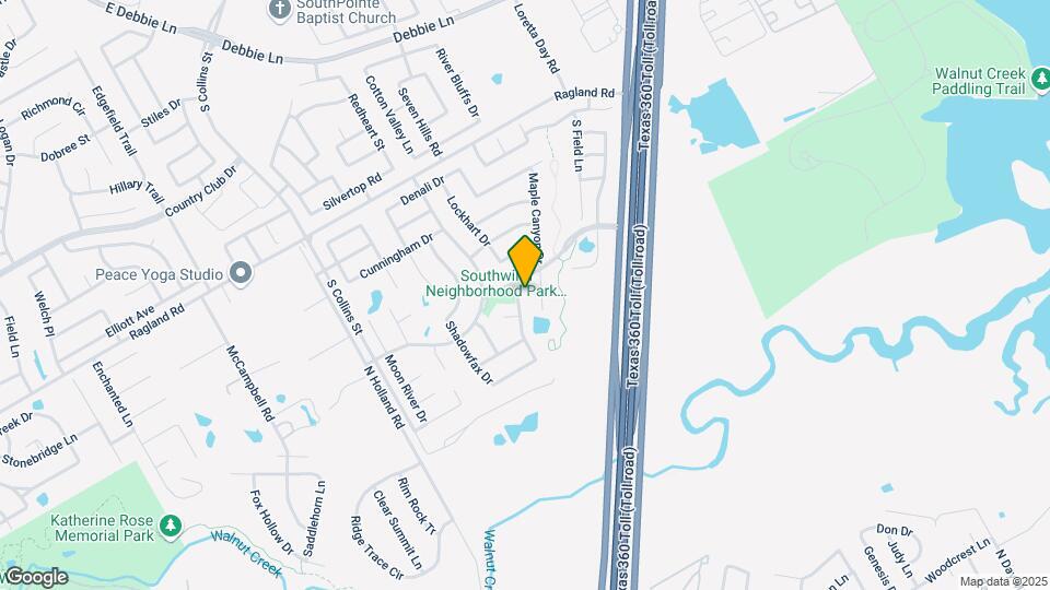9205 Marble Falls Dr Map and Location Details