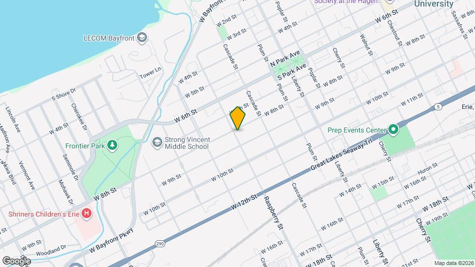 1063 W 8th St, Unit 1 Mapa y Detalles de la Ubicación