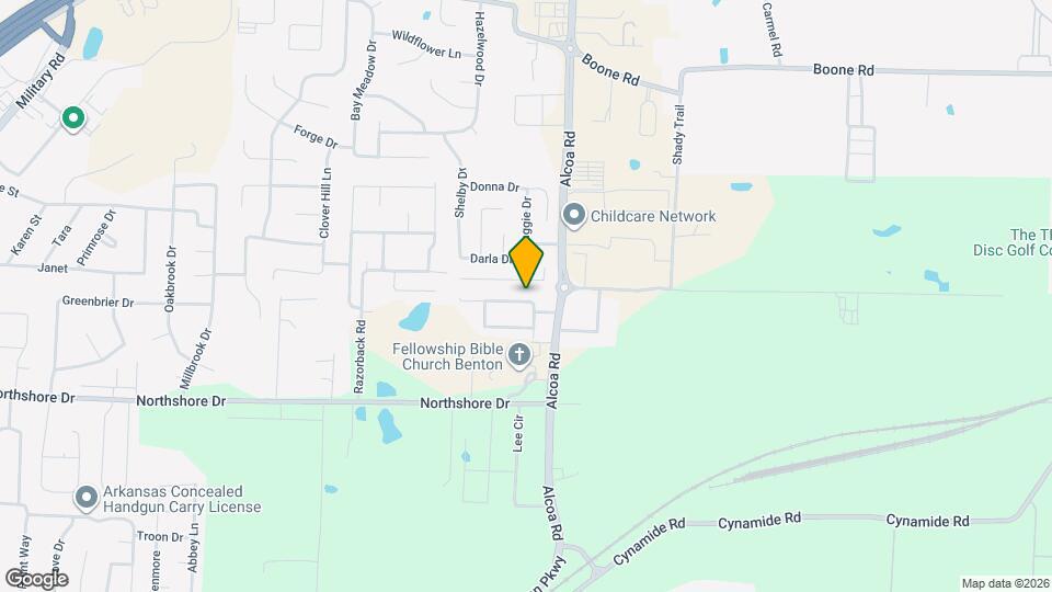 2668 Chapel Creek Dr Map and Location Details