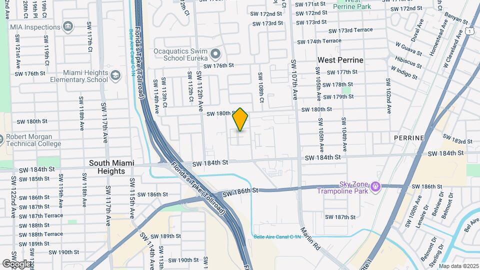 18171 SW 109th Pl Mapa y Detalles de la Ubicación
