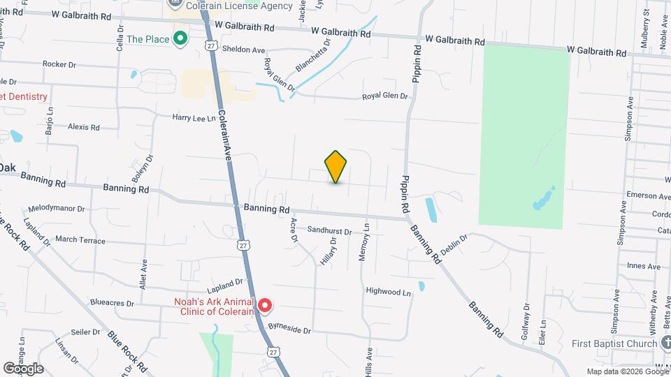 2741 Jonrose Ave Map and Location Details