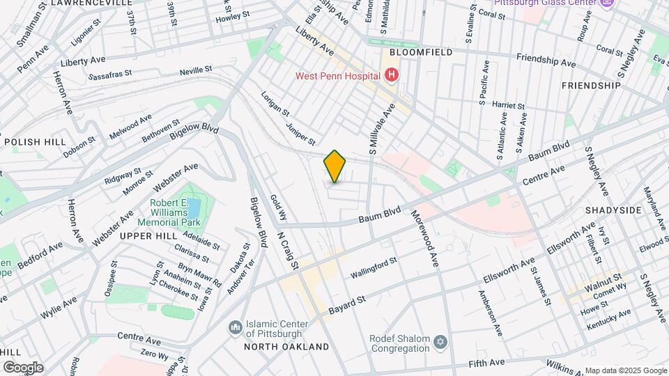 114 Morewood Ave, Unit #2 Map and Location Details