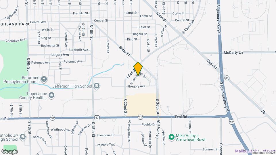 2225 Yount St Map and Location Details