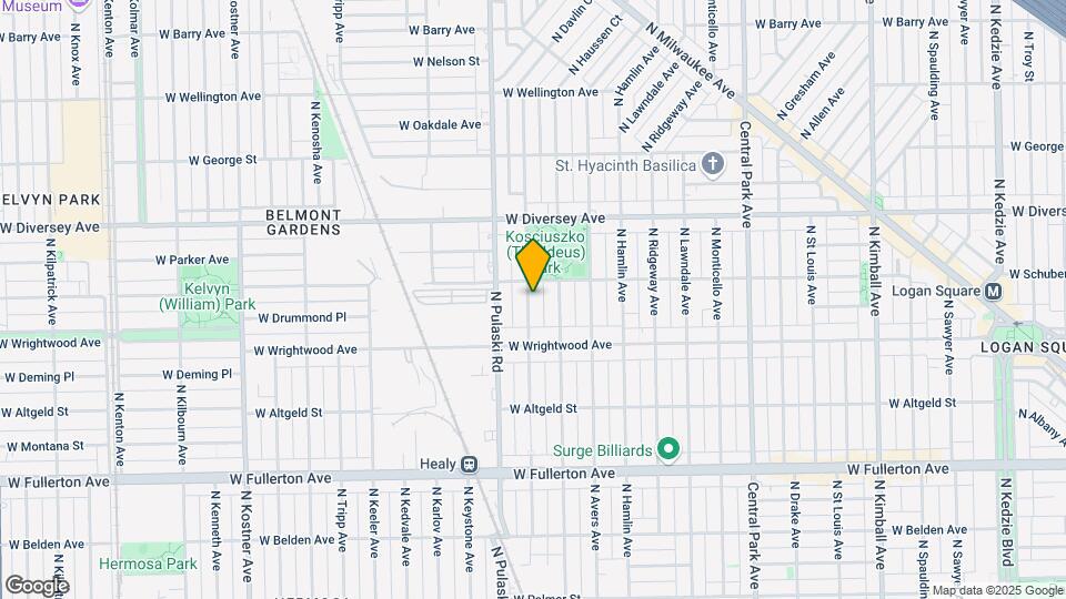 2657 N Harding Ave, Unit 2 Map and Location Details