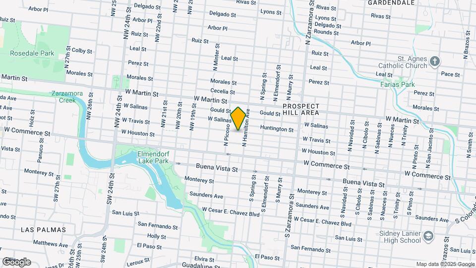 3214 W Travis St Map and Location Details