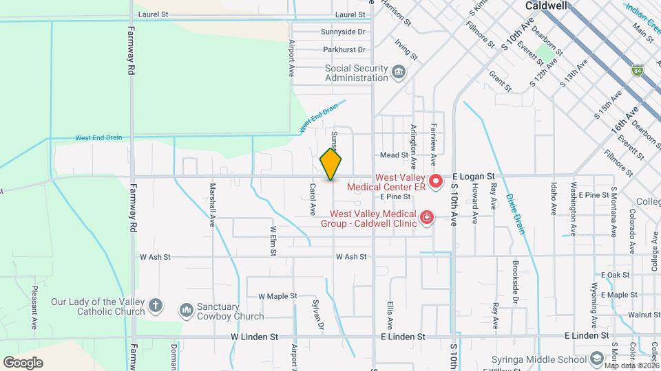 1806 Sunset Ave Map and Location Details