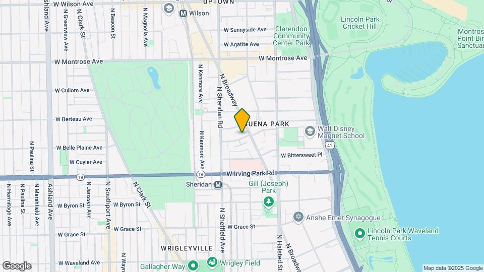 914 W Belle Plaine Ave Mapa y Detalles de la Ubicación