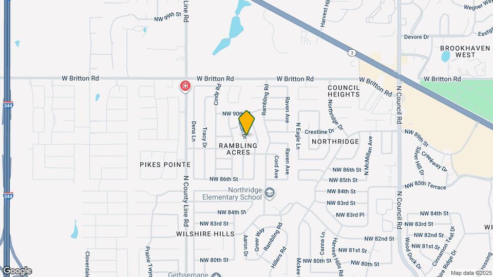8902 Aaron Dr Map and Location Details