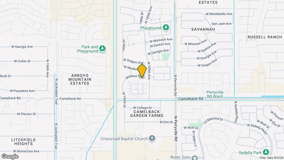 18930 W Reade Ave Mapa y Detalles de la Ubicación