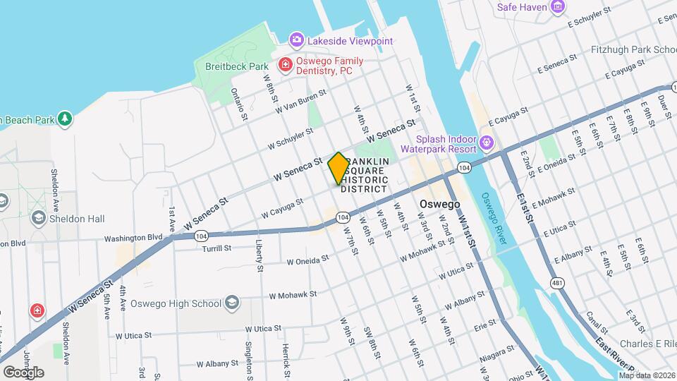 82 West Cayuga Street Map and Location Details