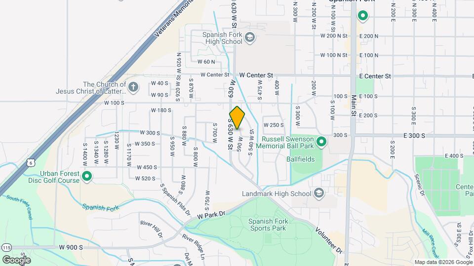 272 S 590 W Map and Location Details