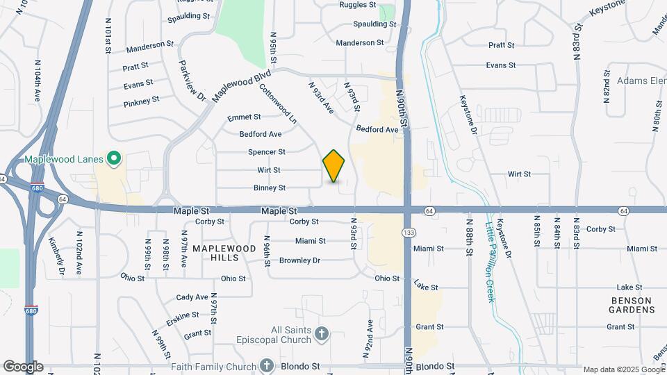 3012 Menke Cir Map and Location Details