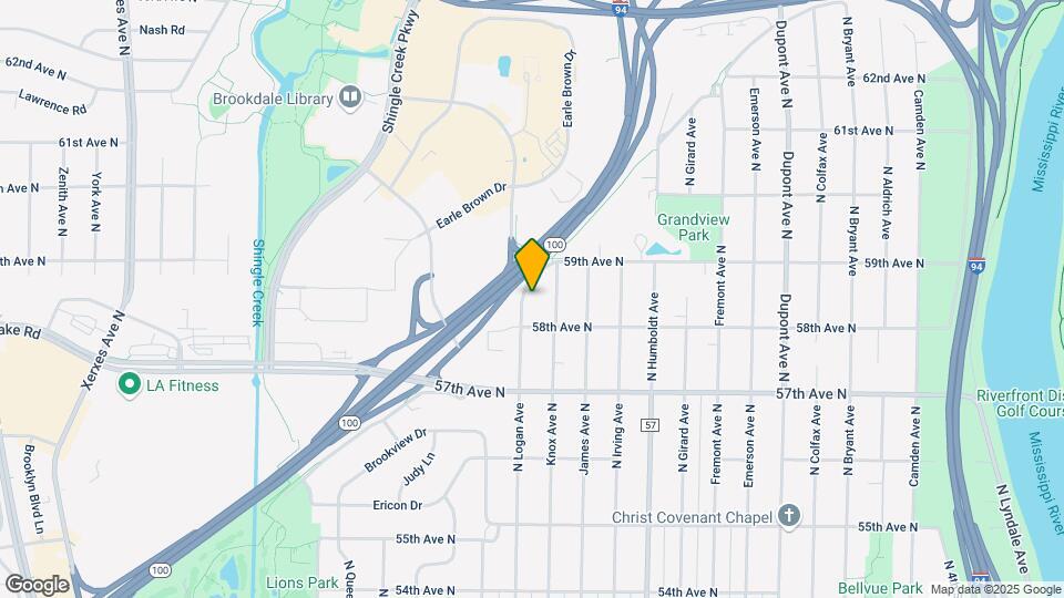 5830 Logan Ave N Map and Location Details