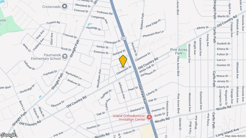 71 Claremont St Map and Location Details