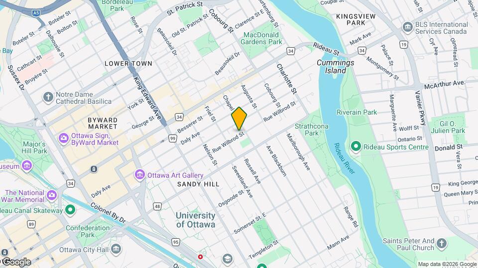 357-357 Rue Wilbrod St Map and Location Details