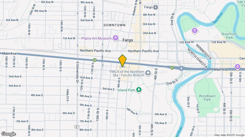 16 8th St S, Unit 1 Map and Location Details