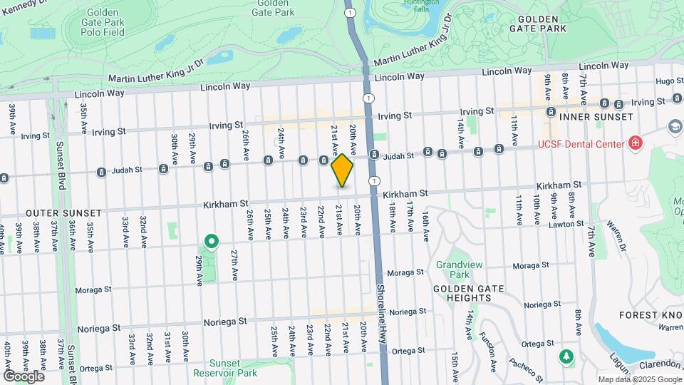 1490 21st Ave Map and Location Details