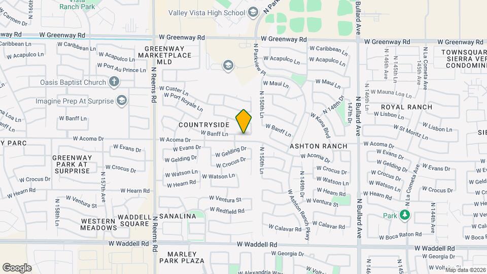 15119 W Banff Ln Map and Location Details