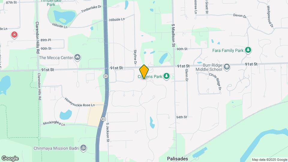 9200 Falling Waters Dr W Map and Location Details