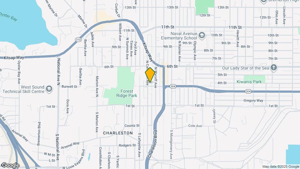 302 N Cambrian Ave Map and Location Details