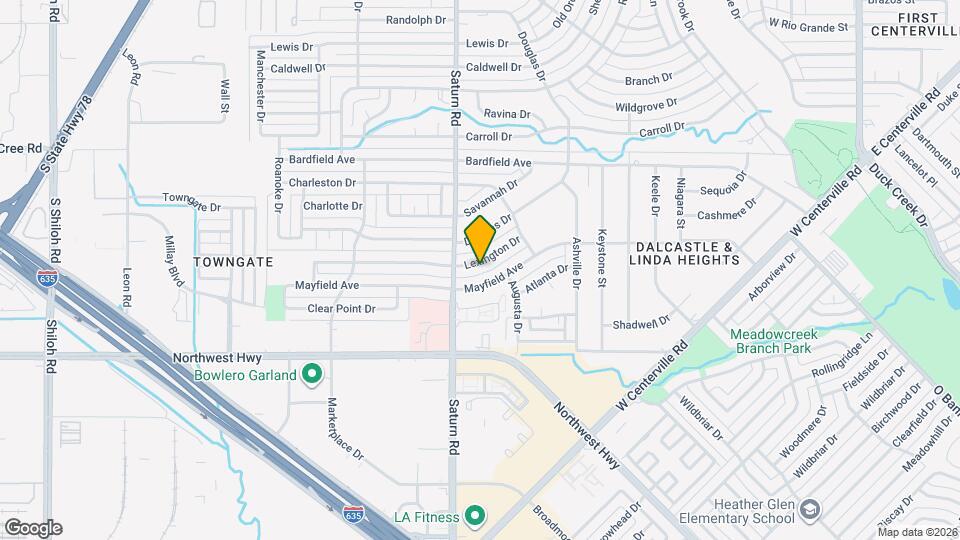 1316 Lexington Dr Map and Location Details