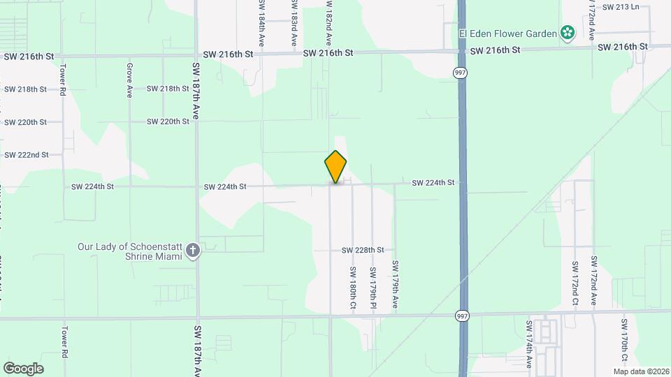 22425 SW 182nd Ave, Unit Guest House Map and Location Details