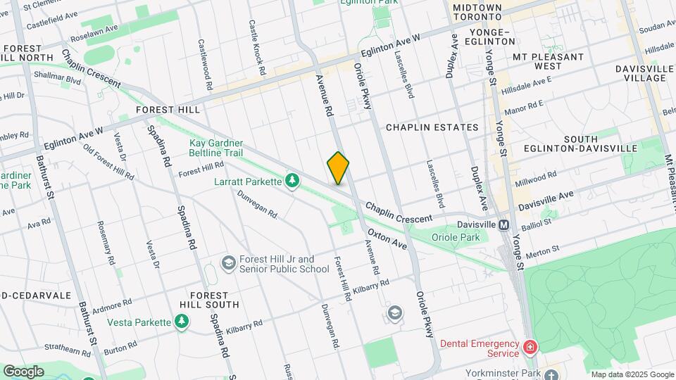 143 Chaplin Crescent Map and Location Details