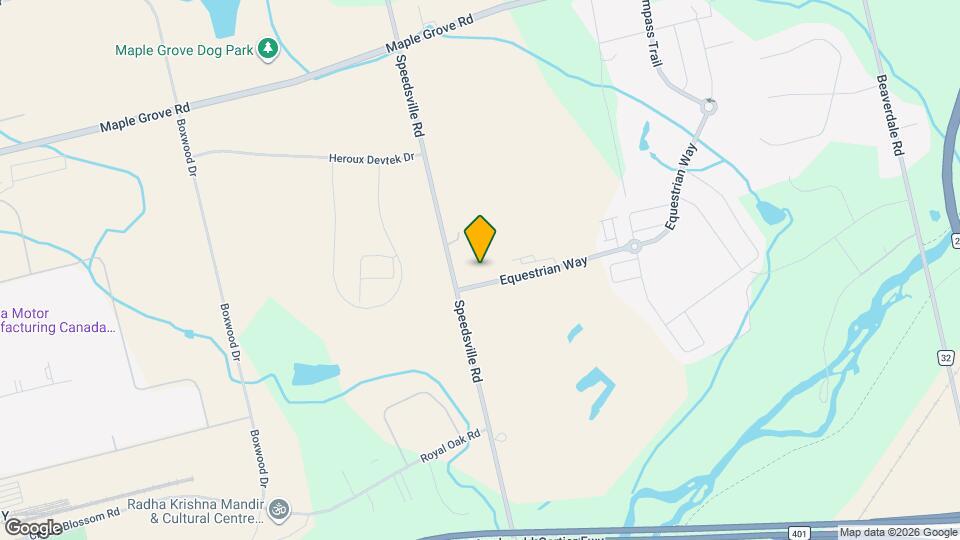 270 Equestrian Way Map and Location Details