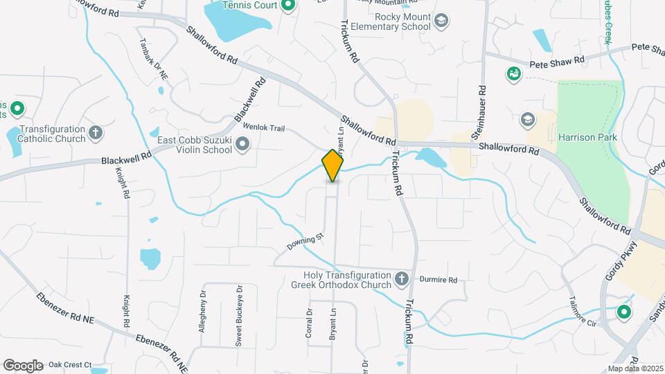 3608 Downing St Map and Location Details