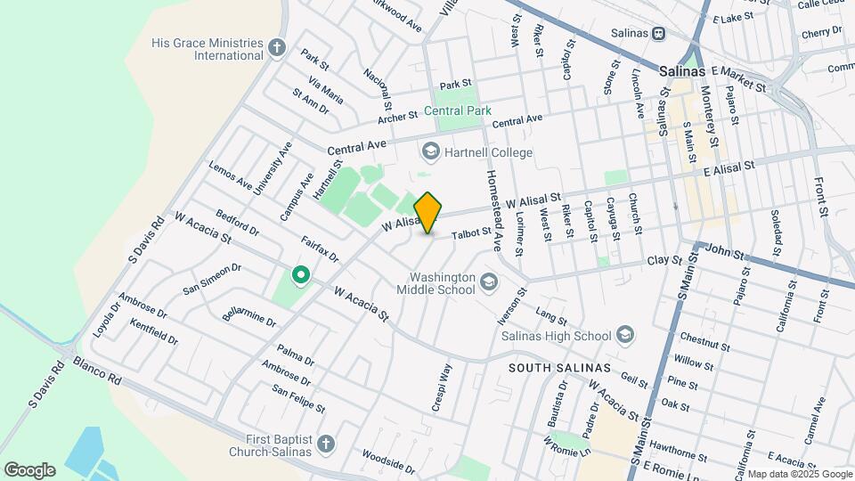 314 San Vincente Ave Map and Location Details
