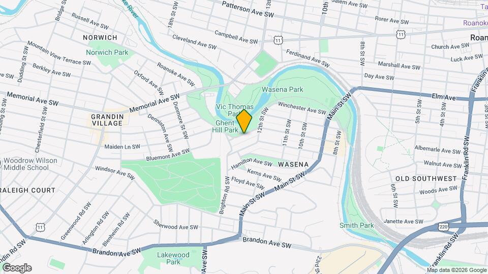 1234 Wasena Ave SW Mapa y Detalles de la Ubicación