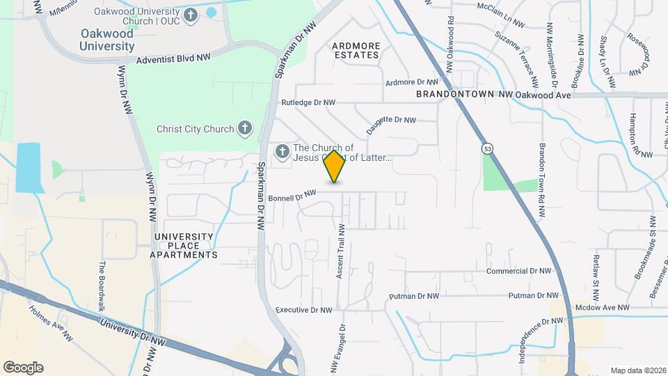 4502 Bonnell Dr NW Map and Location Details