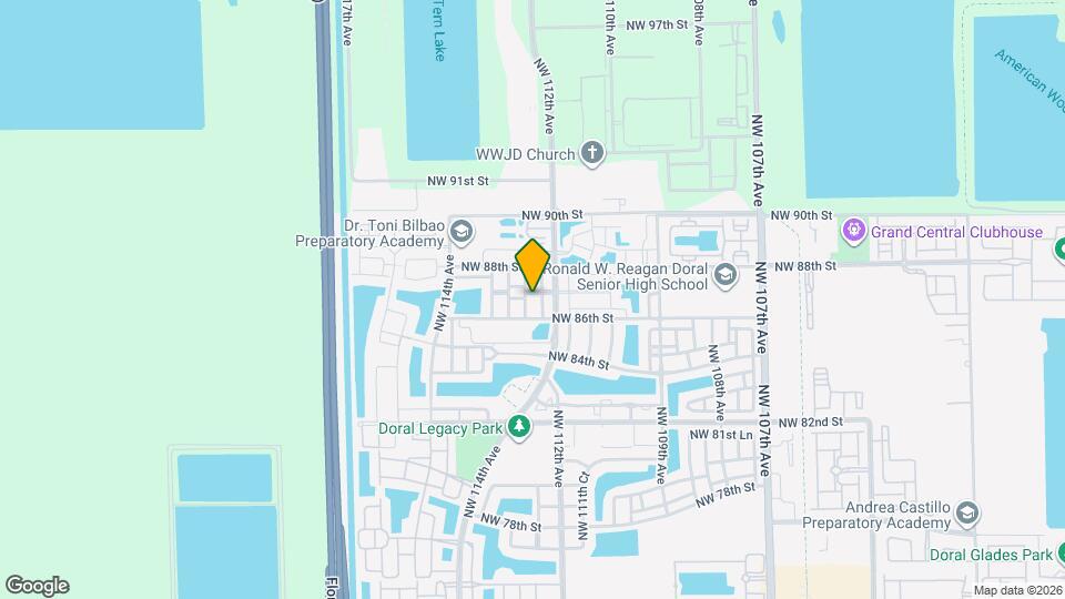 11236 NW 87th St Map and Location Details