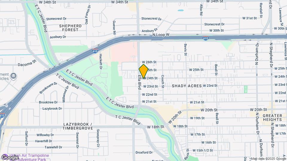 1624 W 24th St Map and Location Details