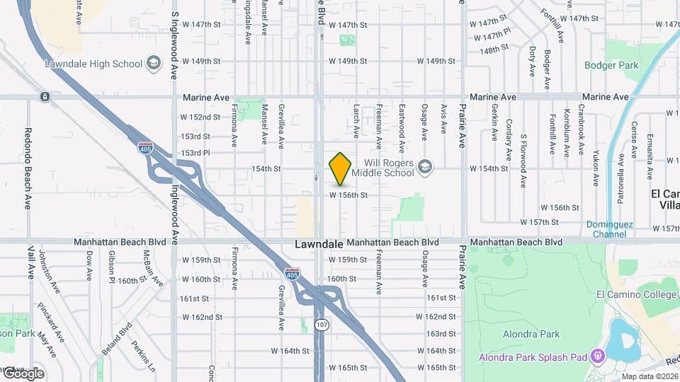 4329 W 156th St, Unit A Map and Location Details