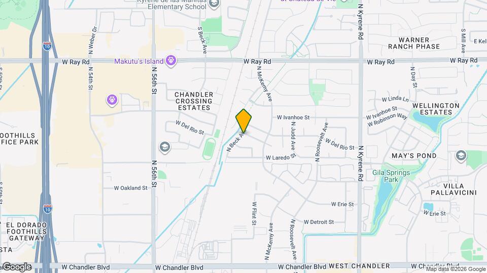 6431 W Monterey Pl Map and Location Details