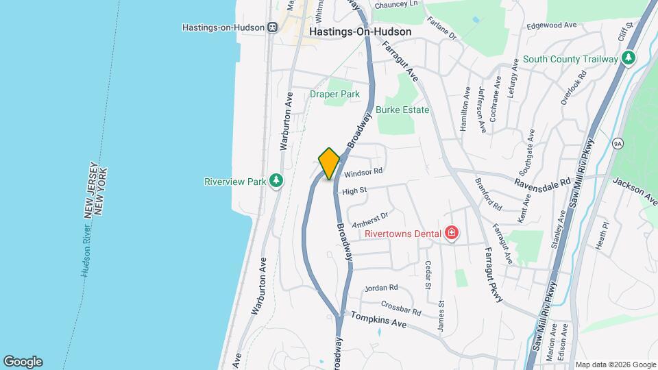 206 New Broadway Map and Location Details