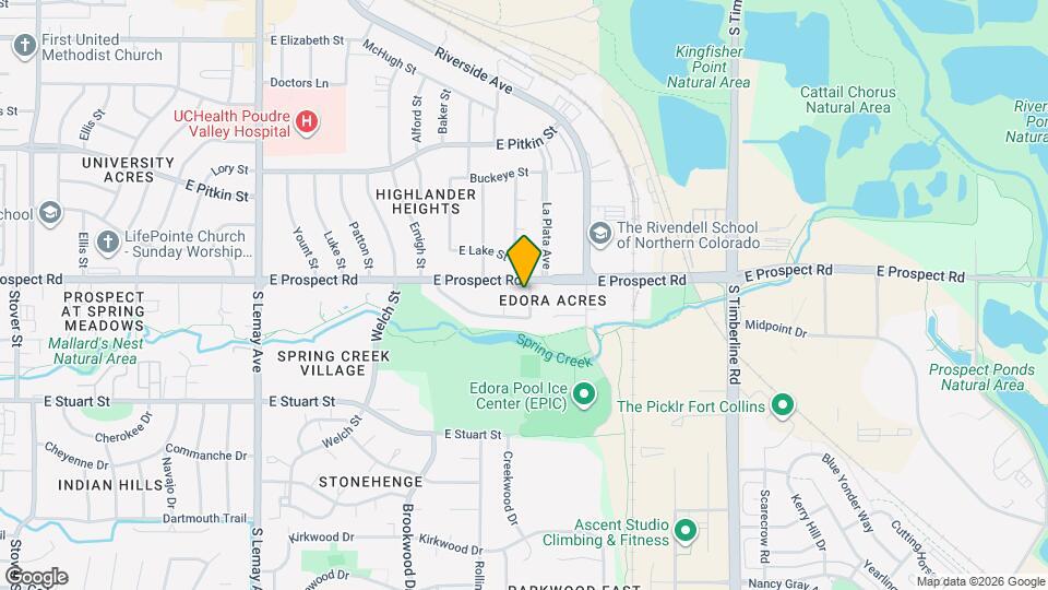 1607 Edora Rd Map and Location Details