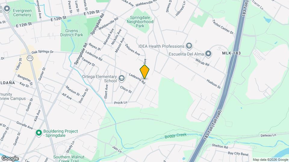 5404 Ledesma Rd Mapa y Detalles de la Ubicación