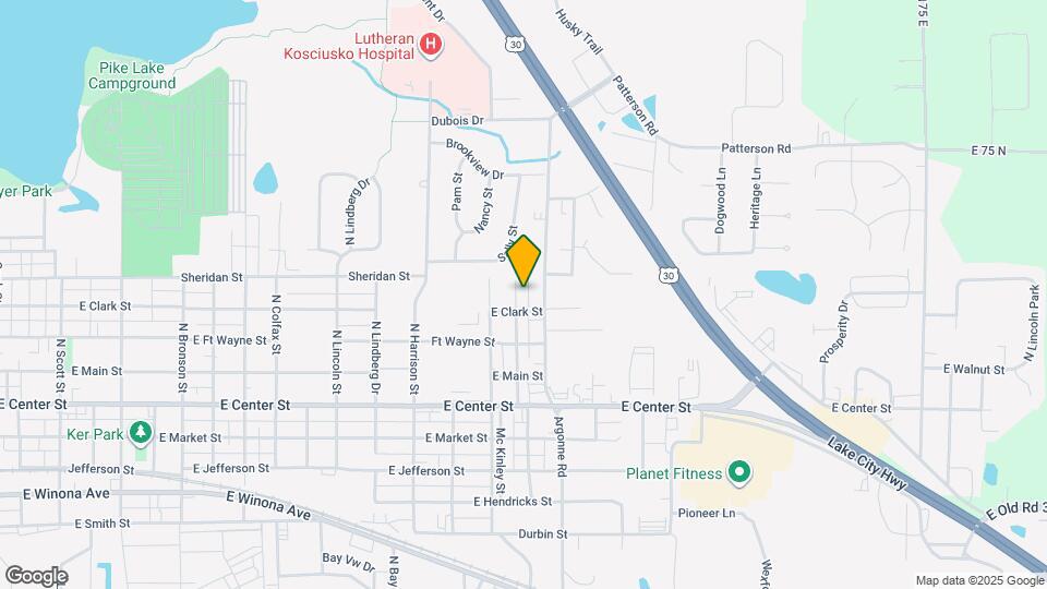 416 N Roosevelt St Map and Location Details