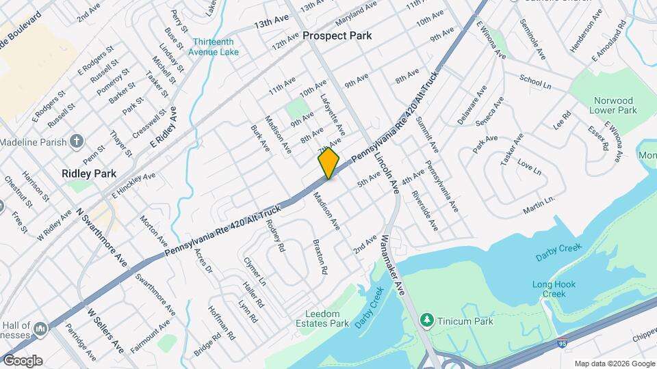 916 Chester Pike Map and Location Details