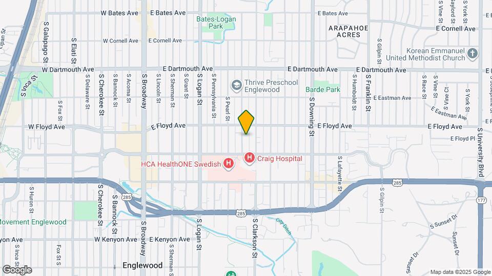 3326 S Washington St Mapa y Detalles de la Ubicación