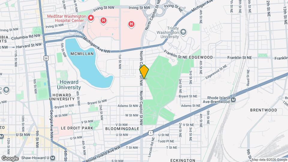 2519 North Capitol St NE Map and Location Details