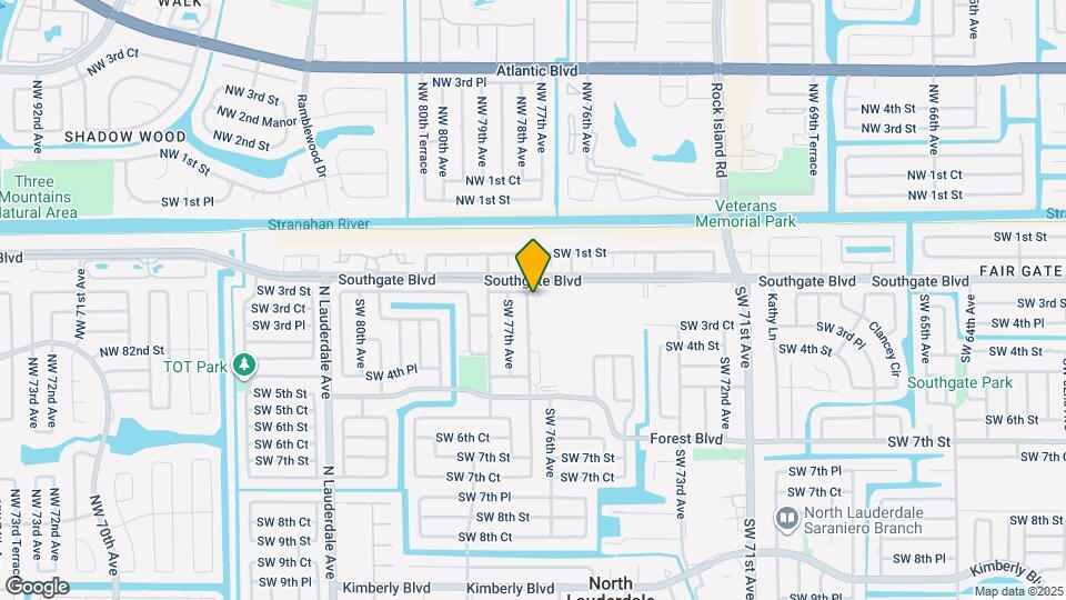 304 SW 76th Terrace Map and Location Details